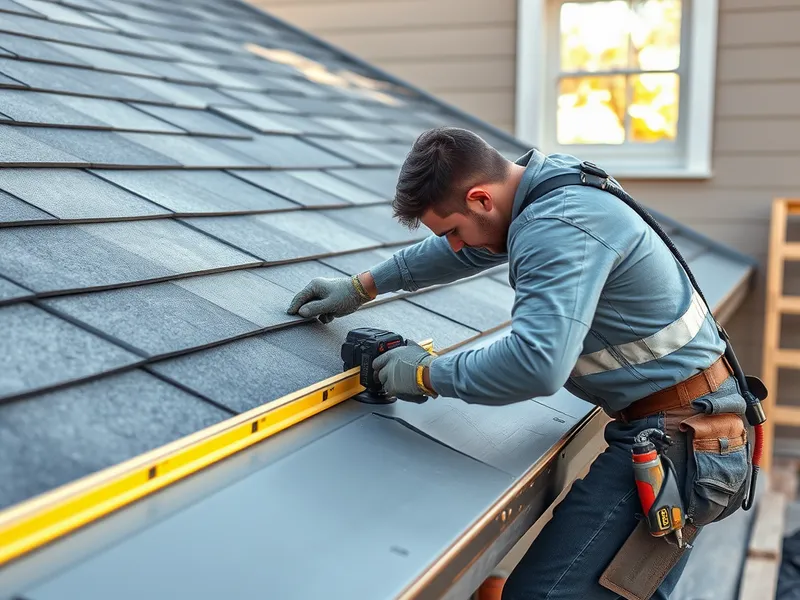 McLean roofing company experts installing metal roof in McLean, VA